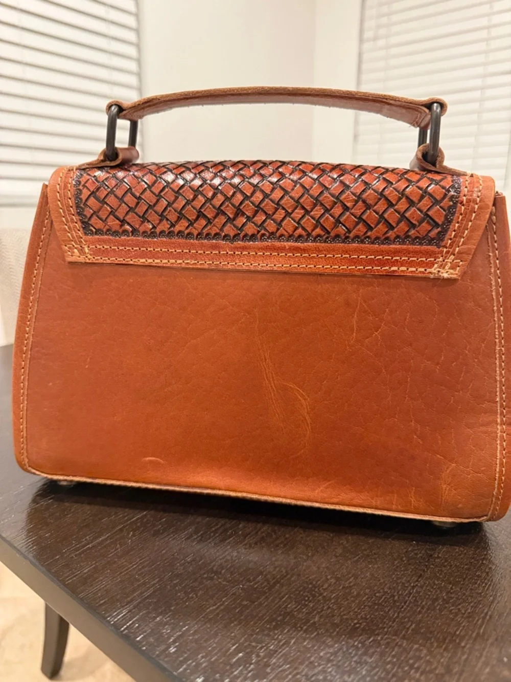 Leather handcrafted western bag - Picture 8 of 8